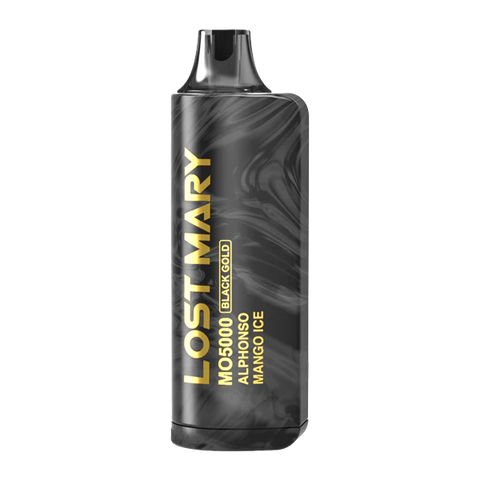 Lost Mary MO5000 Black Gold Limited Edition Rechargeable Disposable Device – 5000 Puffs