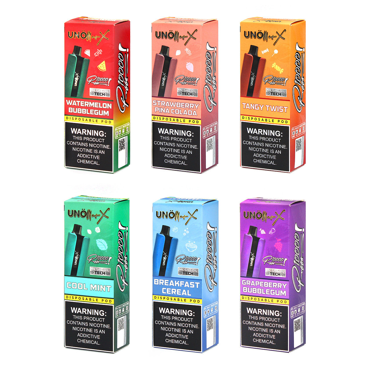 UNO Mas X 10000 Puff Disposable Vape Digital Screen